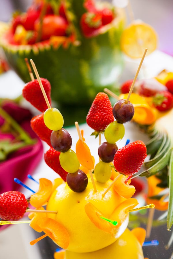 Wedding fruit decoration