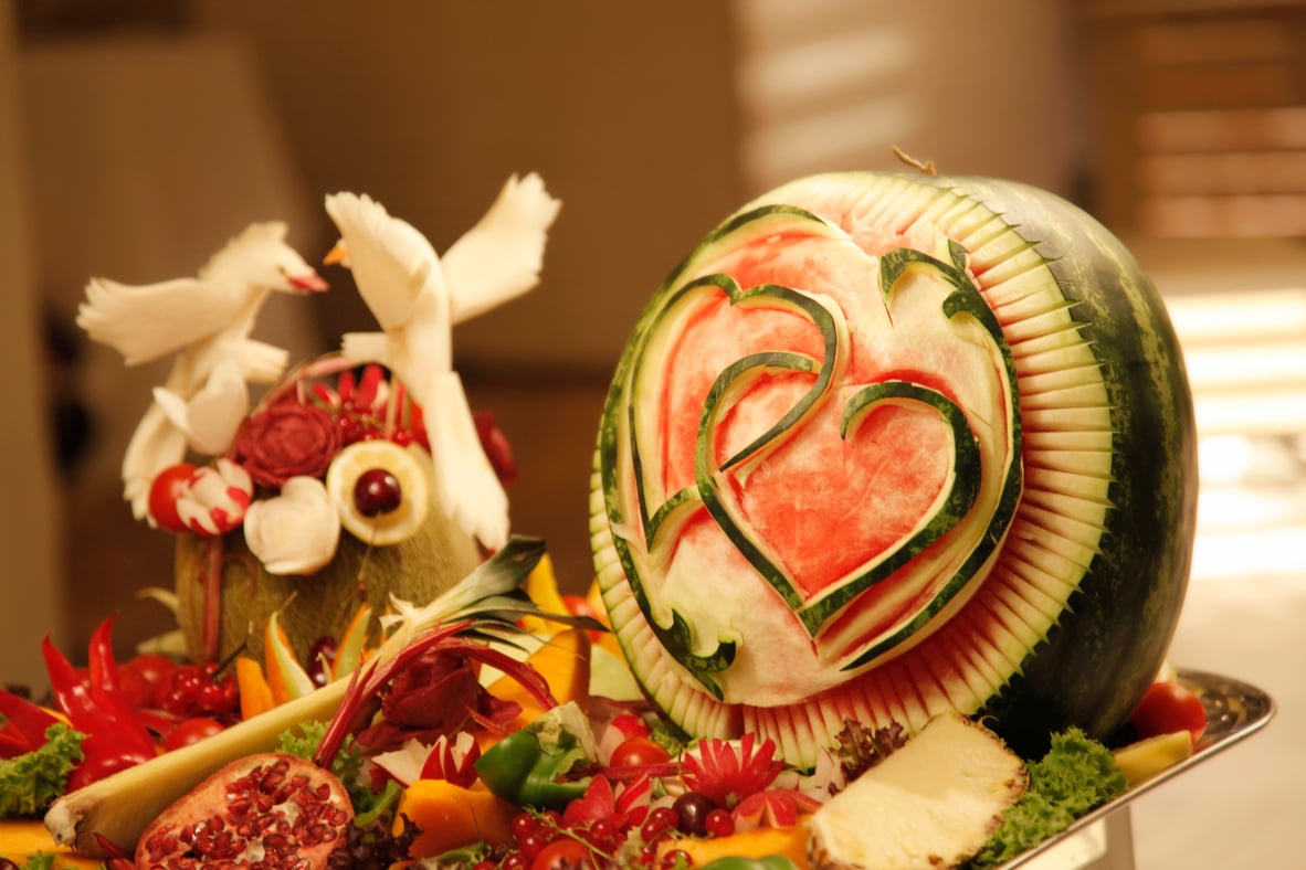 Art of fruit decoration watermelon